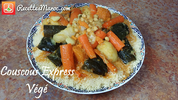 Couscous express à la cocotte-minute : Recette de Couscous express