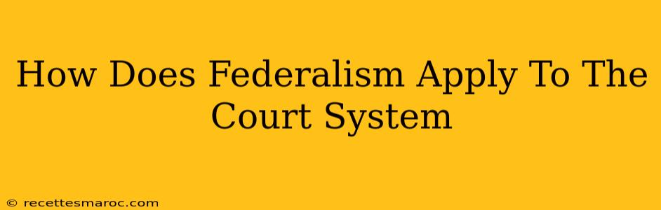 How Does Federalism Apply To The Court System