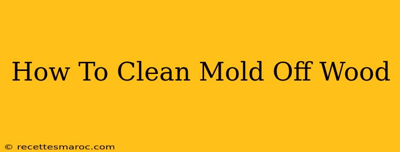 How To Clean Mold Off Wood