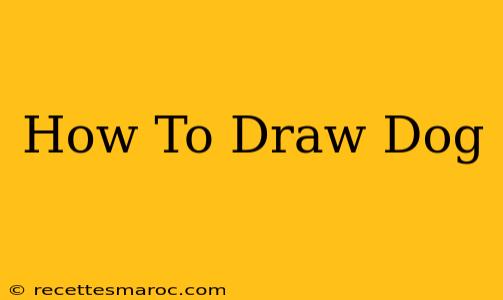 How To Draw Dog