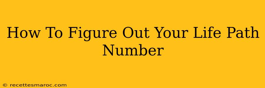 How To Figure Out Your Life Path Number