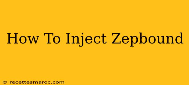 How To Inject Zepbound