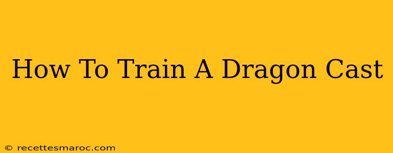 How To Train A Dragon Cast