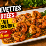 Crevettes sautées à l’ail et beurre maison